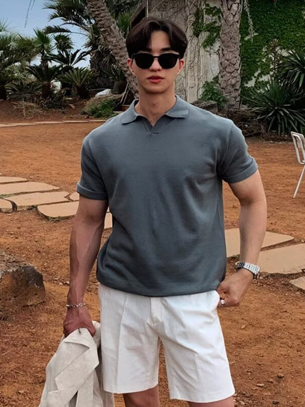 Men's polo shirts short-sleeved T-shirts