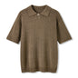 Mens Knitted Polo Shirt