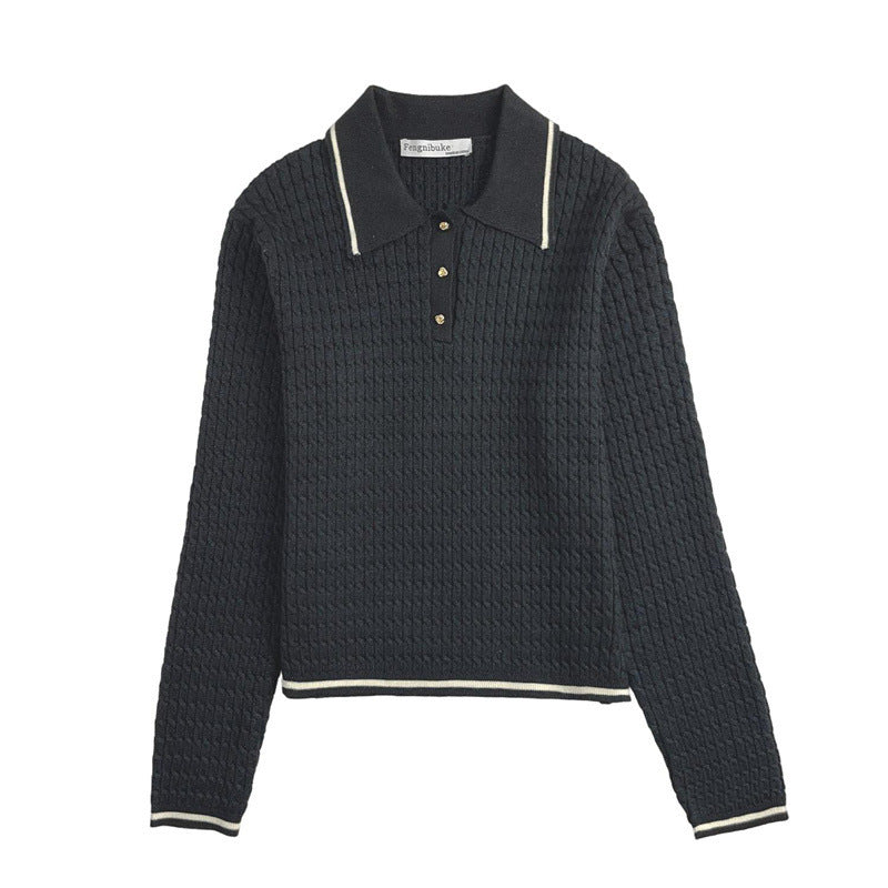 Womens Round Neck Pullover Sweater