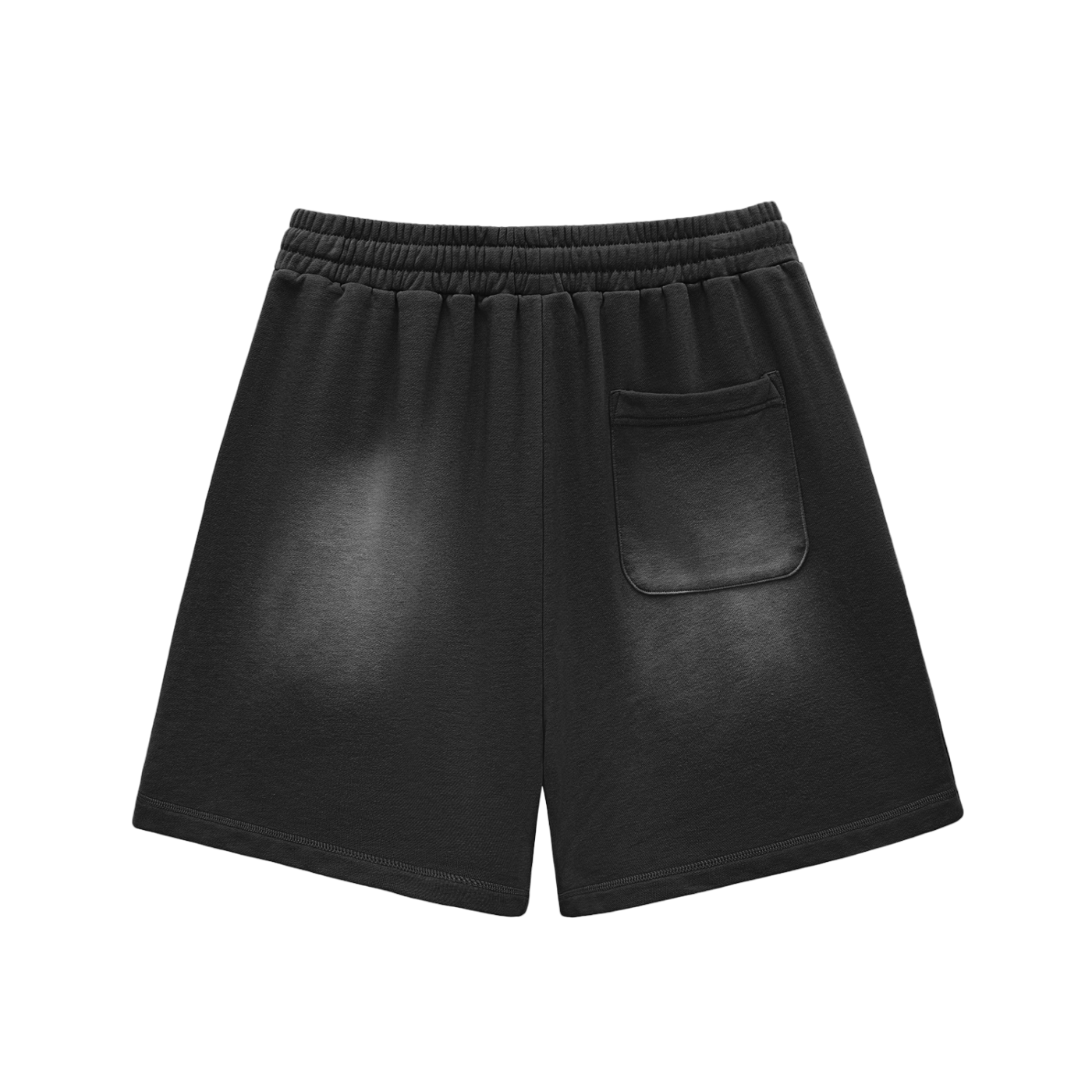 Z Sun Fade Raw Edge Cotton Shorts