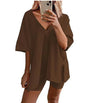 High-waisted, slimming short-sleeved shirts and shorts