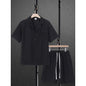 Men's Short Sleeve Shirt and Shorts Set