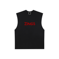 Raw Edge Cotton Tank Top