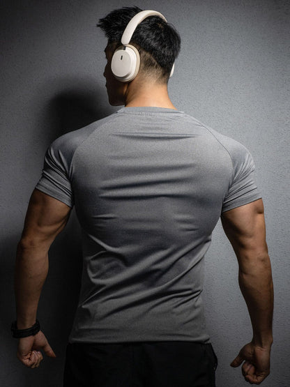 Men's Elastic Quick-Dry Sports T-Shirt