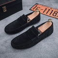 Mens British Style Suede Slip On Casual Shoes