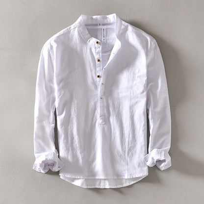Men's Casual Stand Collar Shirt