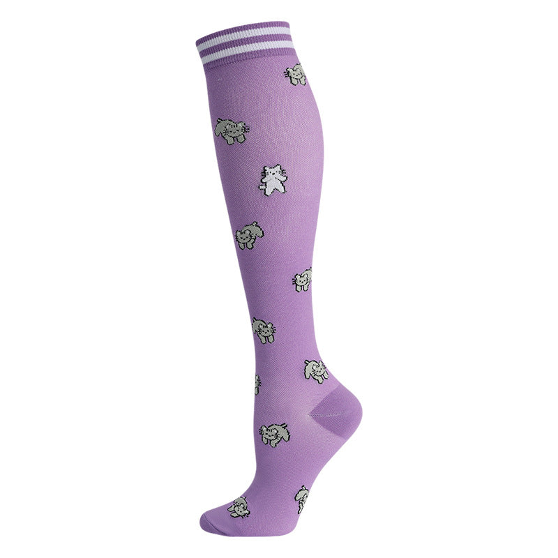 Nylon Compression Socks for Running Cycling Yoga
