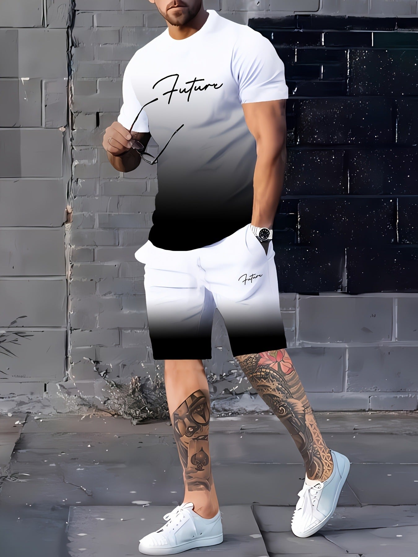 Casual sport short-sleeve T-shirt