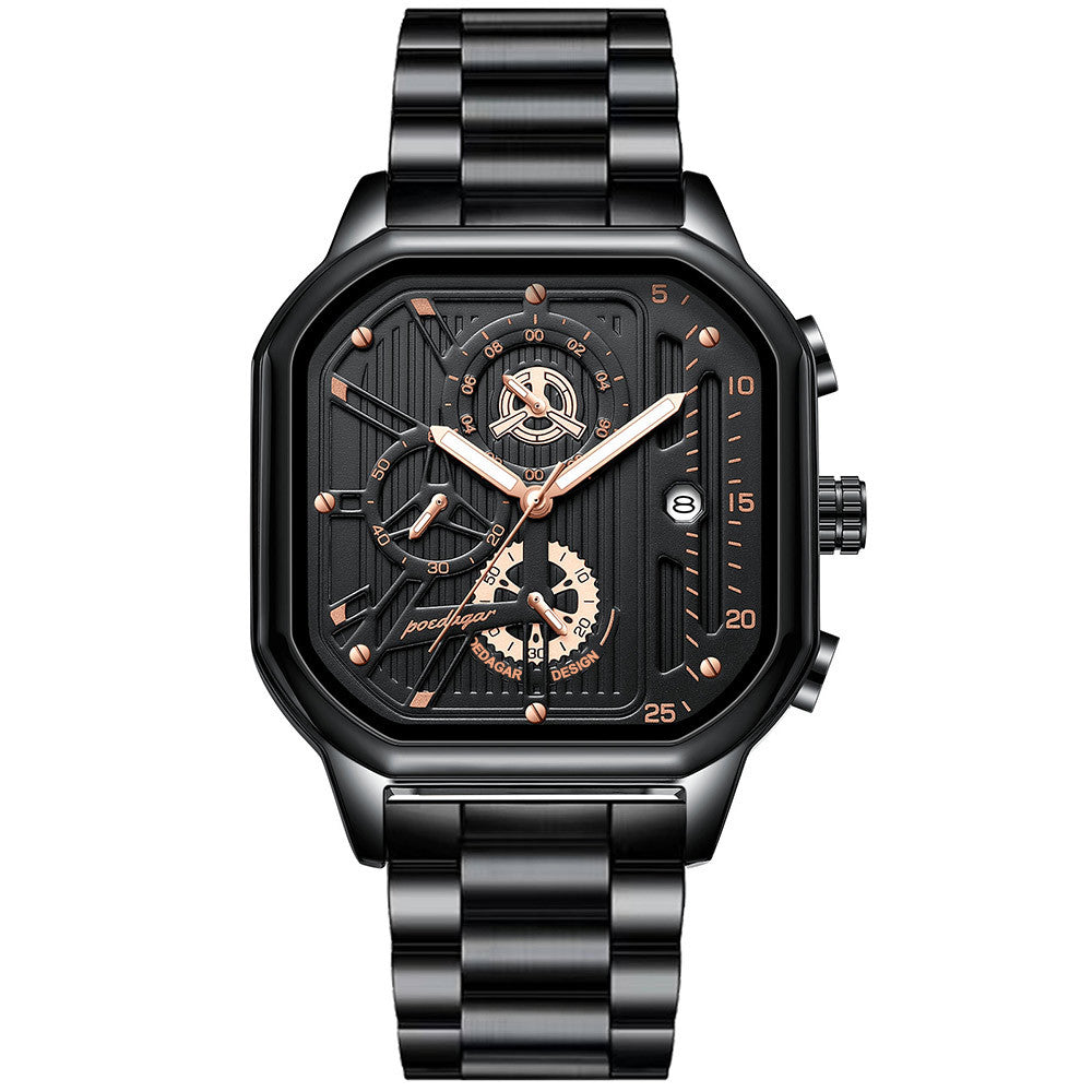 Multifunctional Waterproof Luminous Mens Watch