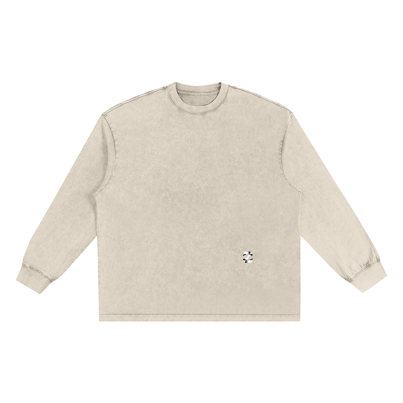Snow Washed Frayed Edge T-Shirt