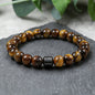 8mm Natural Stone Bracelet Handmade Round Beads