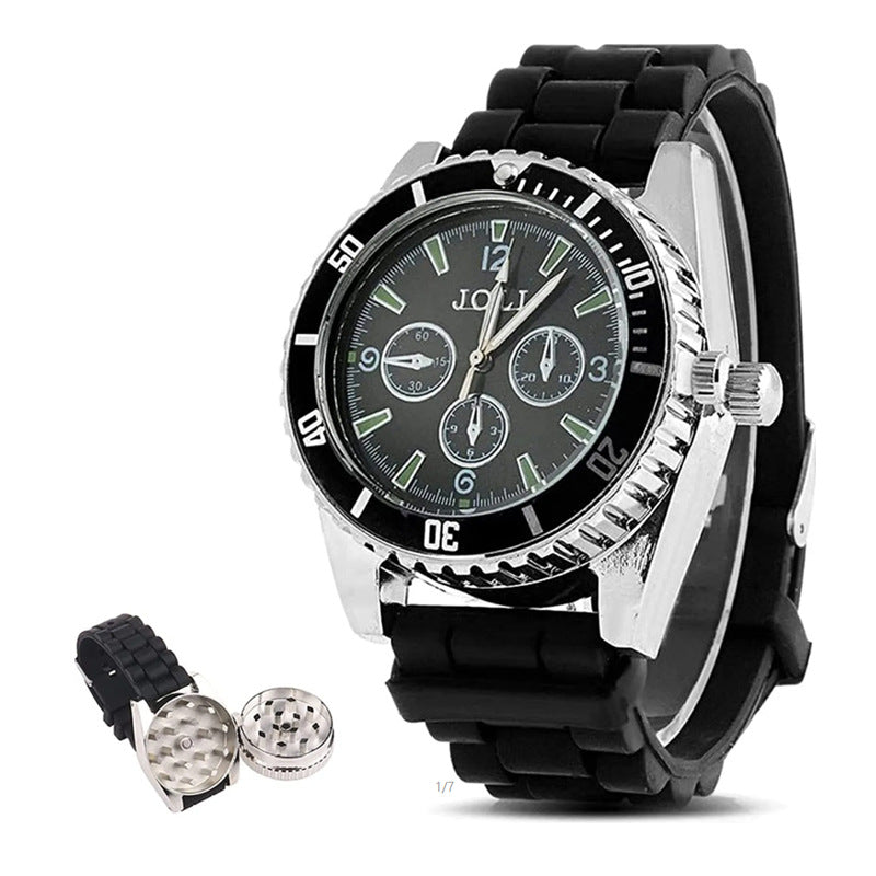 Silicone Band Electronic Watch Herb Grinder