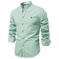 Mens Cotton Long Sleeve Casual Shirt