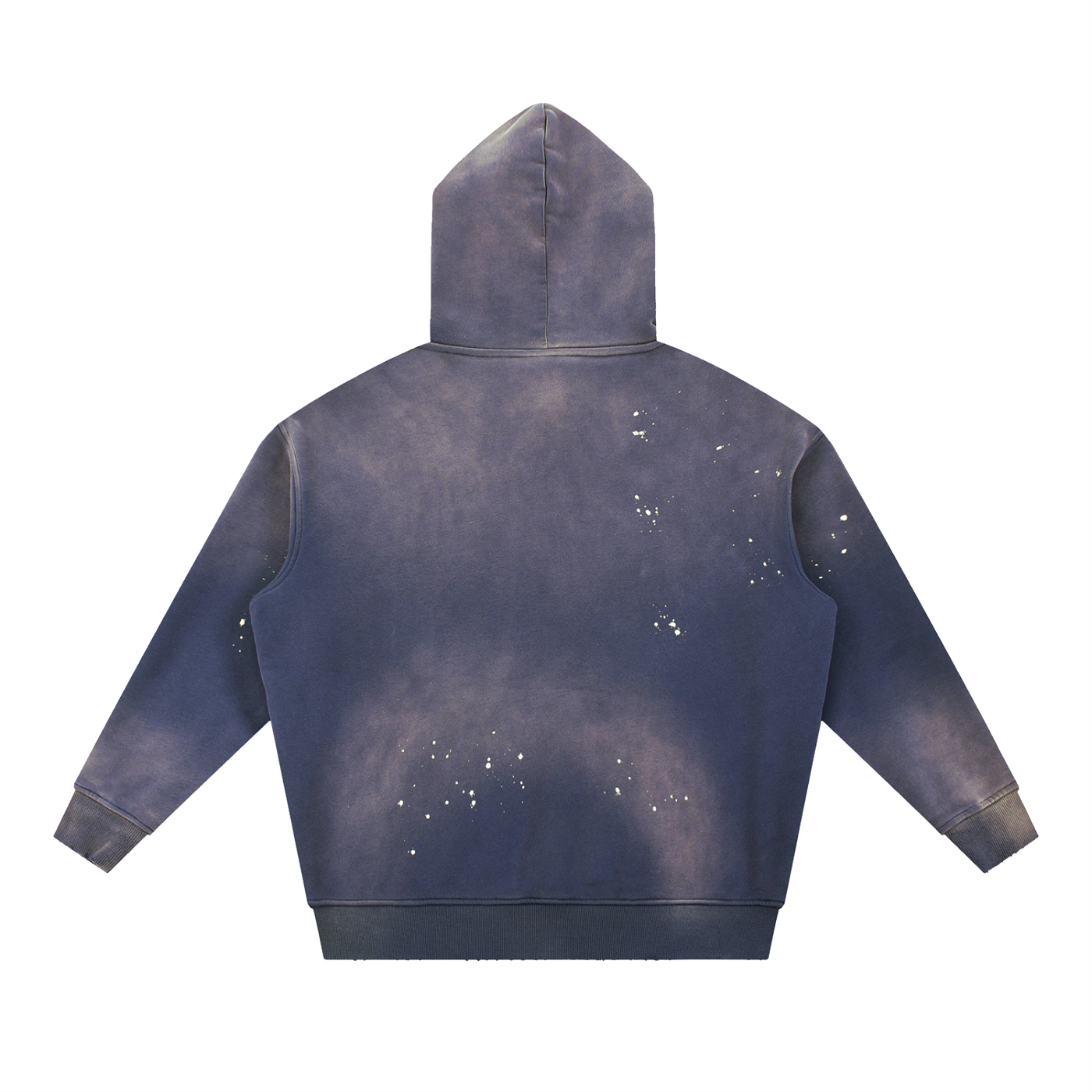 Zings Vintage Washed Frayed Fleece Hoodie