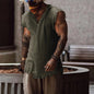 Cotton Linen Sleeveless Vest
