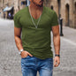 Mens V-Neck Slim Fit T-Shirt