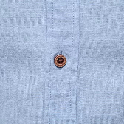 Mens Cotton Long Sleeve Casual Shirt