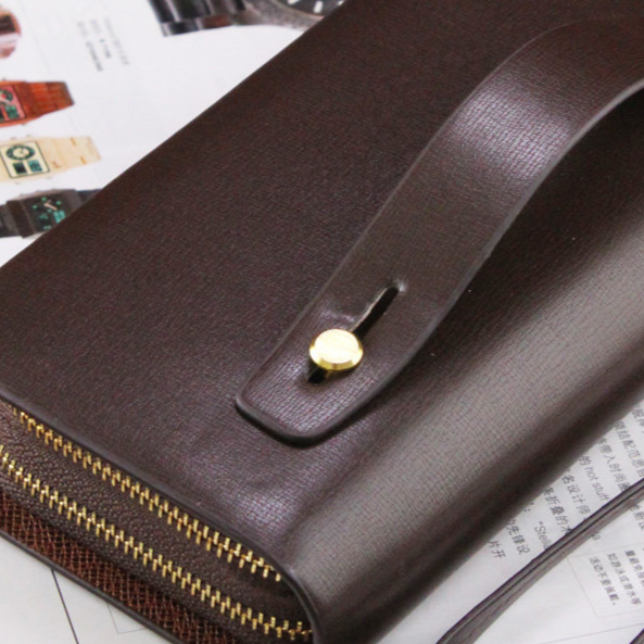Genuine Leather Men's Clutch Bag