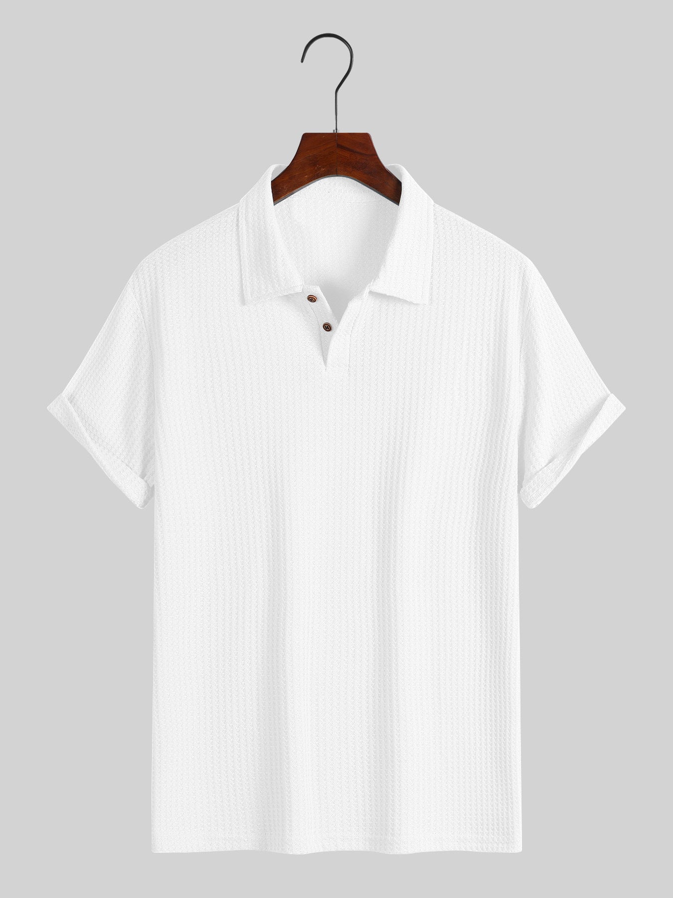 Knitted polo fir