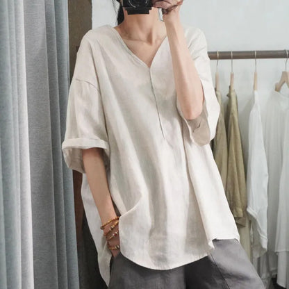 Womens Casual V-Neck T-Shirt