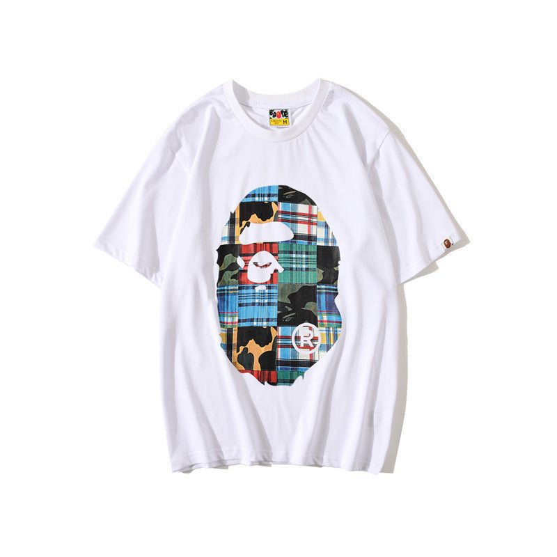 Men's and women's loose and casual T-shirts