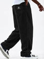 Mens Corduroy Casual Pants with Vertical Stripes