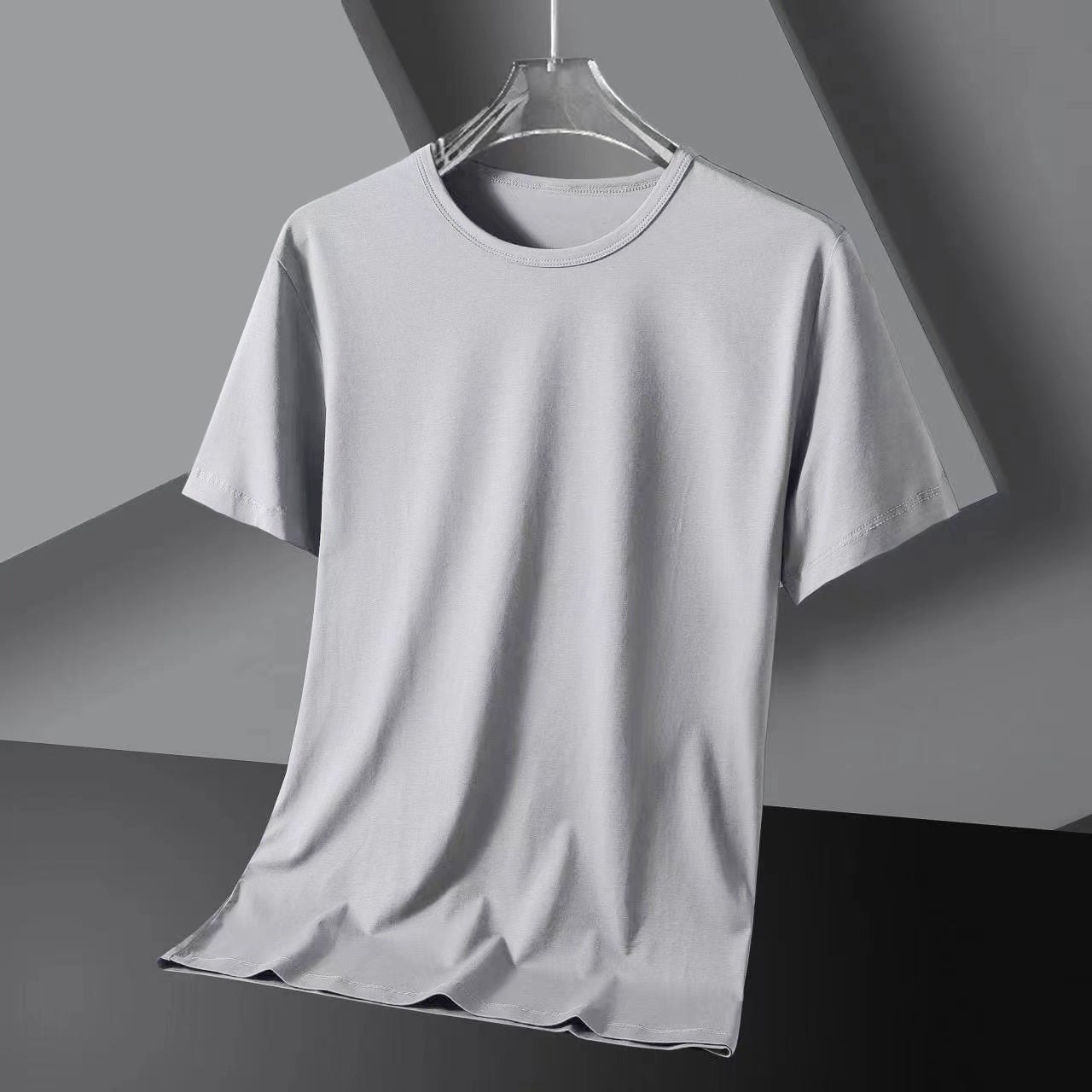 Solid color quick-drying short sleeves