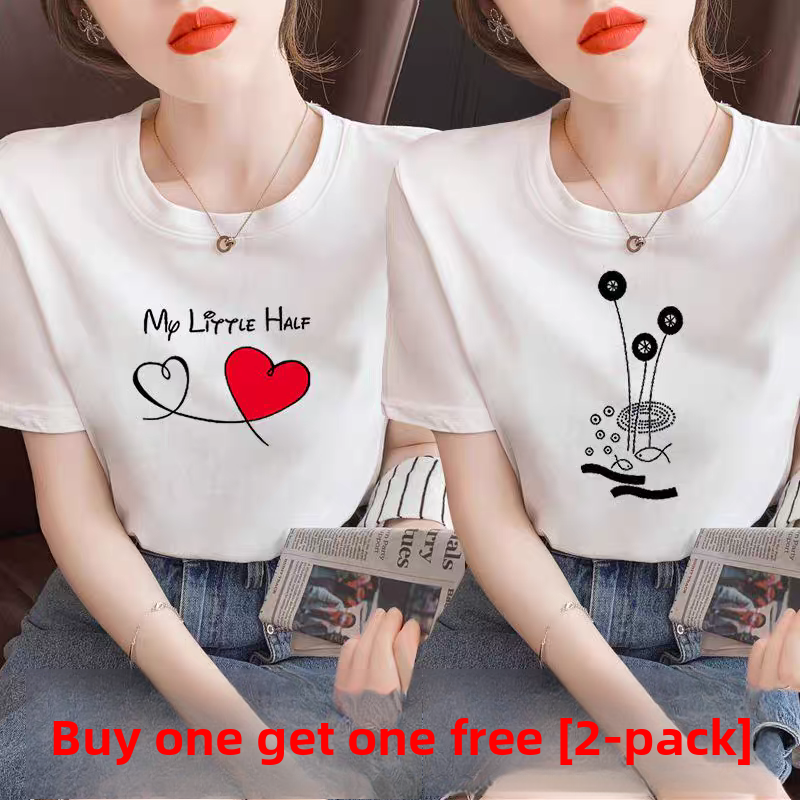 Loose Plus Size Womens T-Shirts