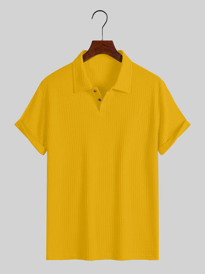 Knitted polo fir