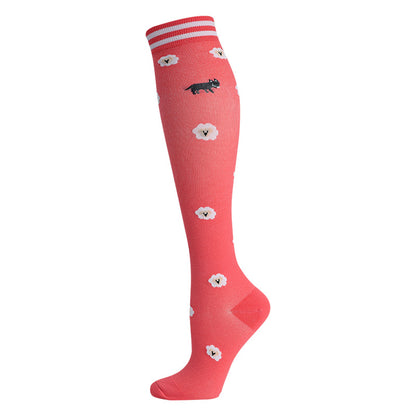 Nylon Compression Socks for Running Cycling Yoga