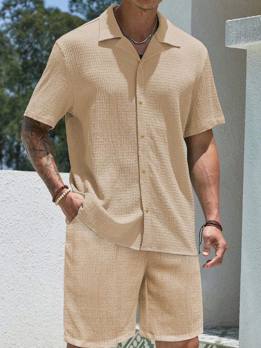 Mens Short Sleeve Casual Shirt