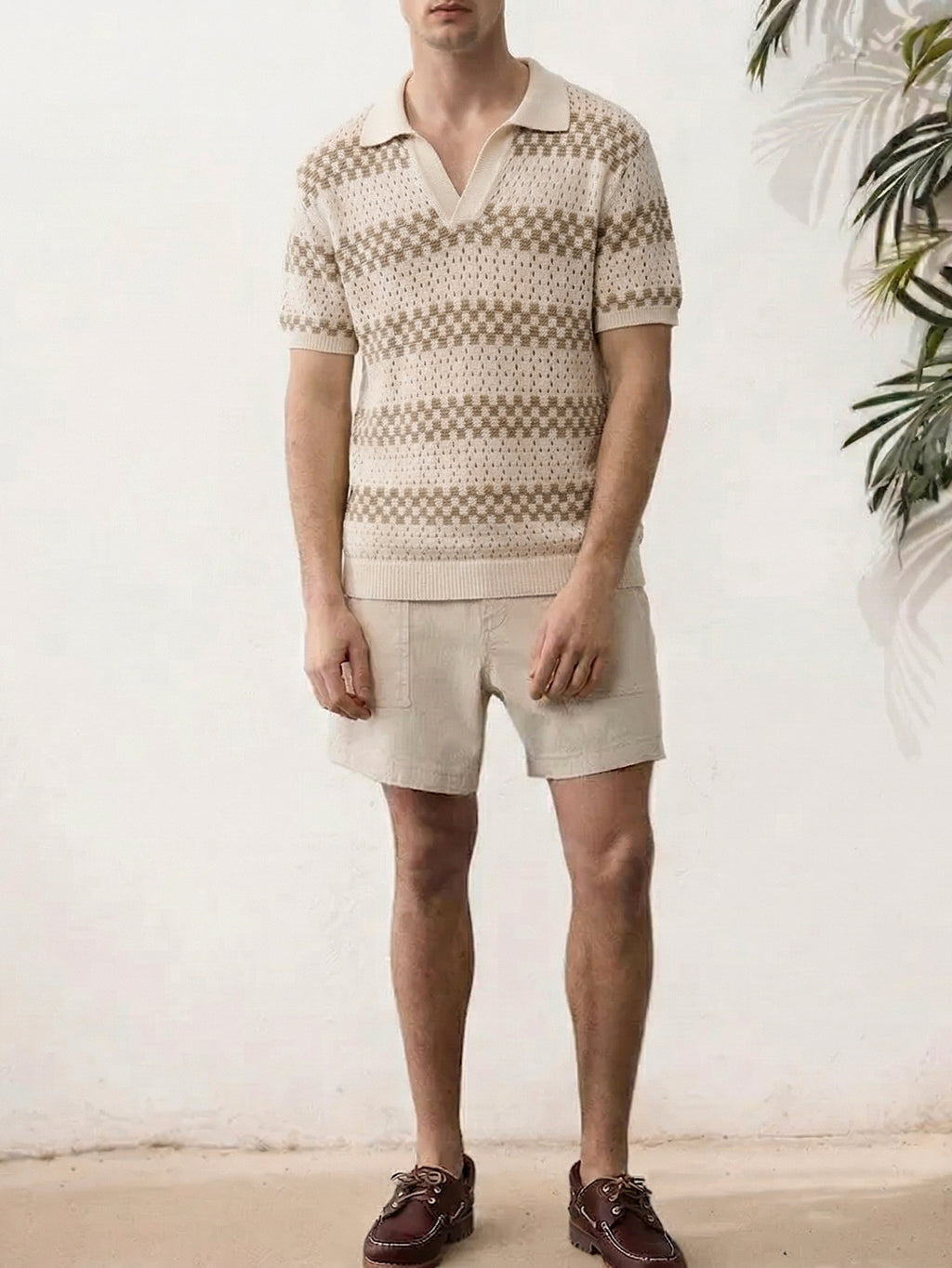 Knit Casual Polo Shirt
