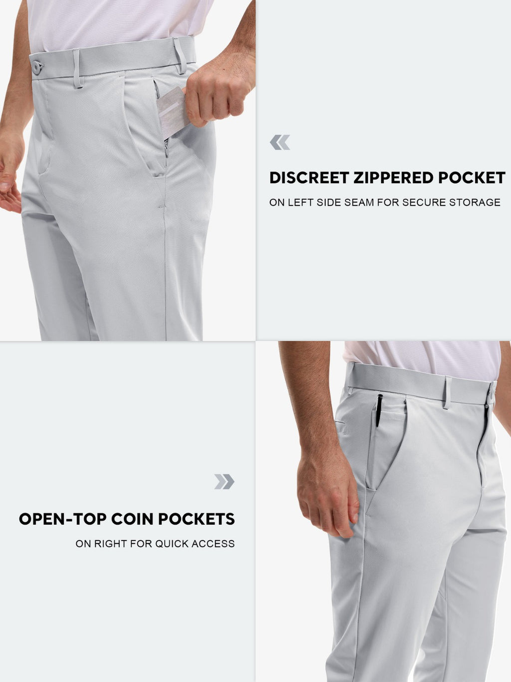 Mens Quick-Dry Breathable Casual Pants