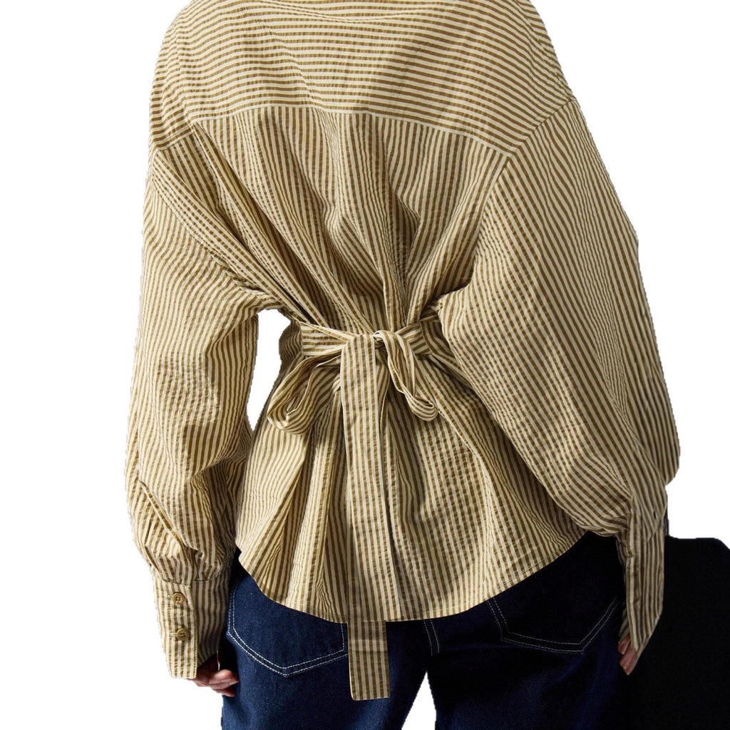 Women's Striped Loose Shirt