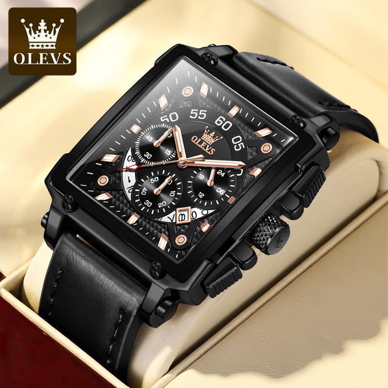 Mens Sports Chronograph Quartz Watch