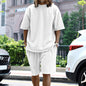 Men's Casual Short Sleeve T-Shirt and Shorts Set
