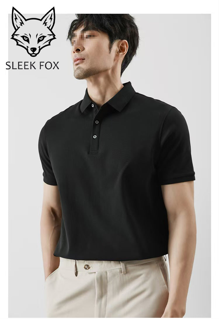 Breathable Cotton Mens Polo Shirt