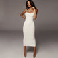Color-Blocking Spaghetti Strap Dress for Women