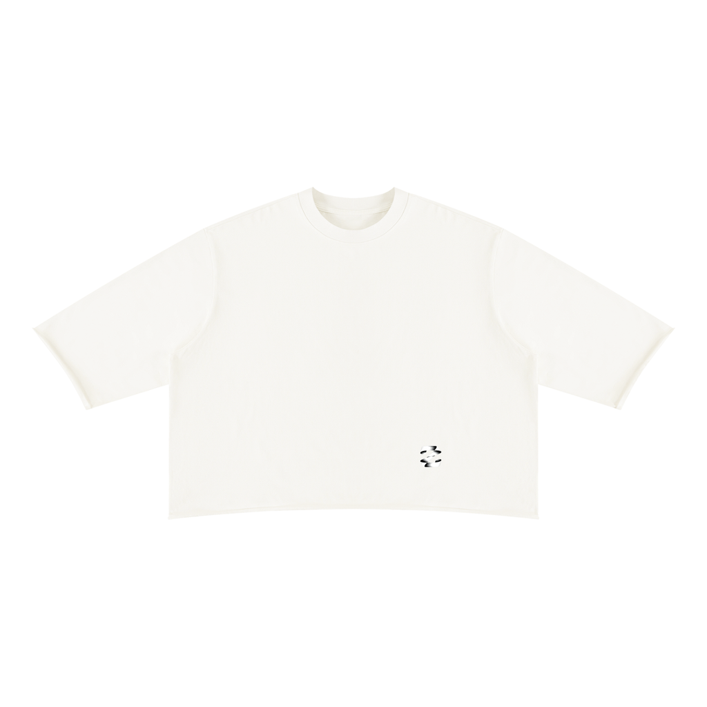 Unisex Mineral Wash Raw Hem Boxy T-Shirt