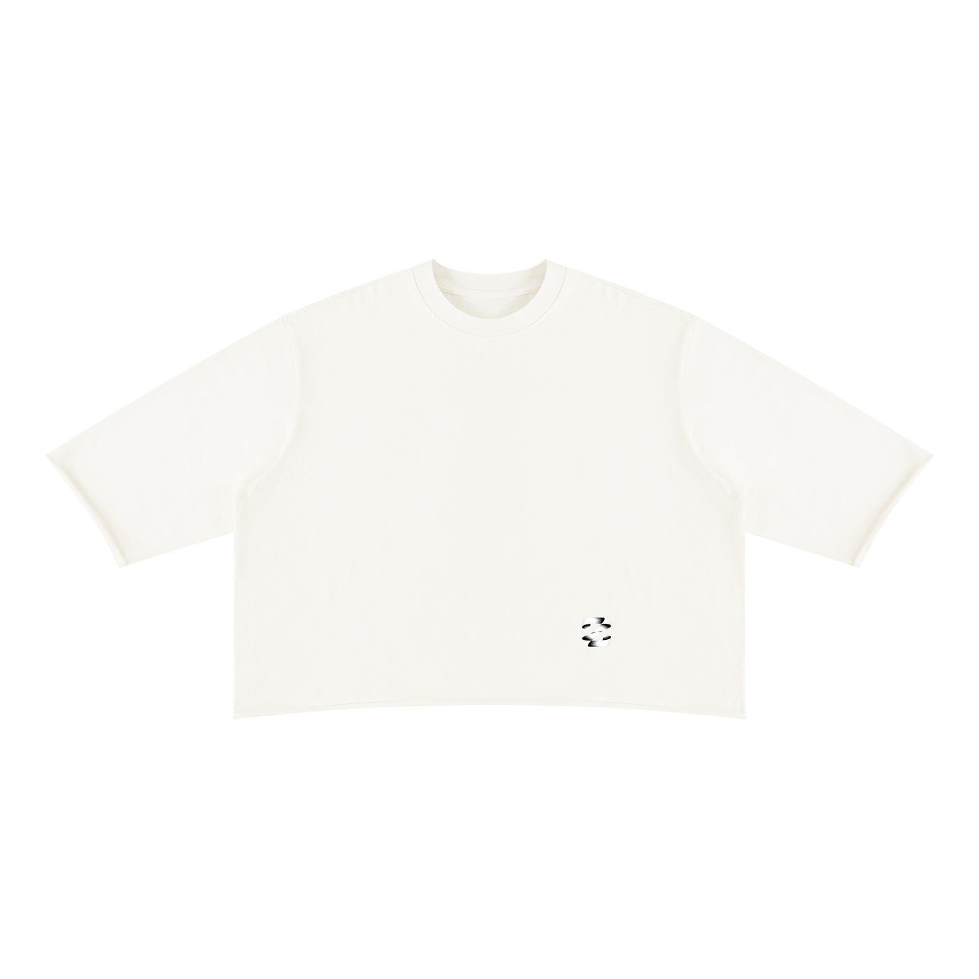 Unisex Mineral Wash Raw Hem Boxy T-Shirt