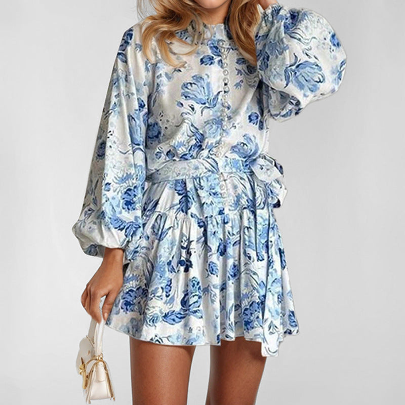 Strap pleated dress
