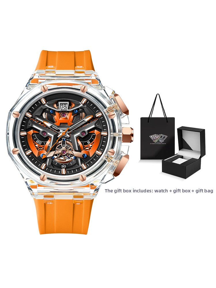 Men's Hollow Multi-Function Sports Watch