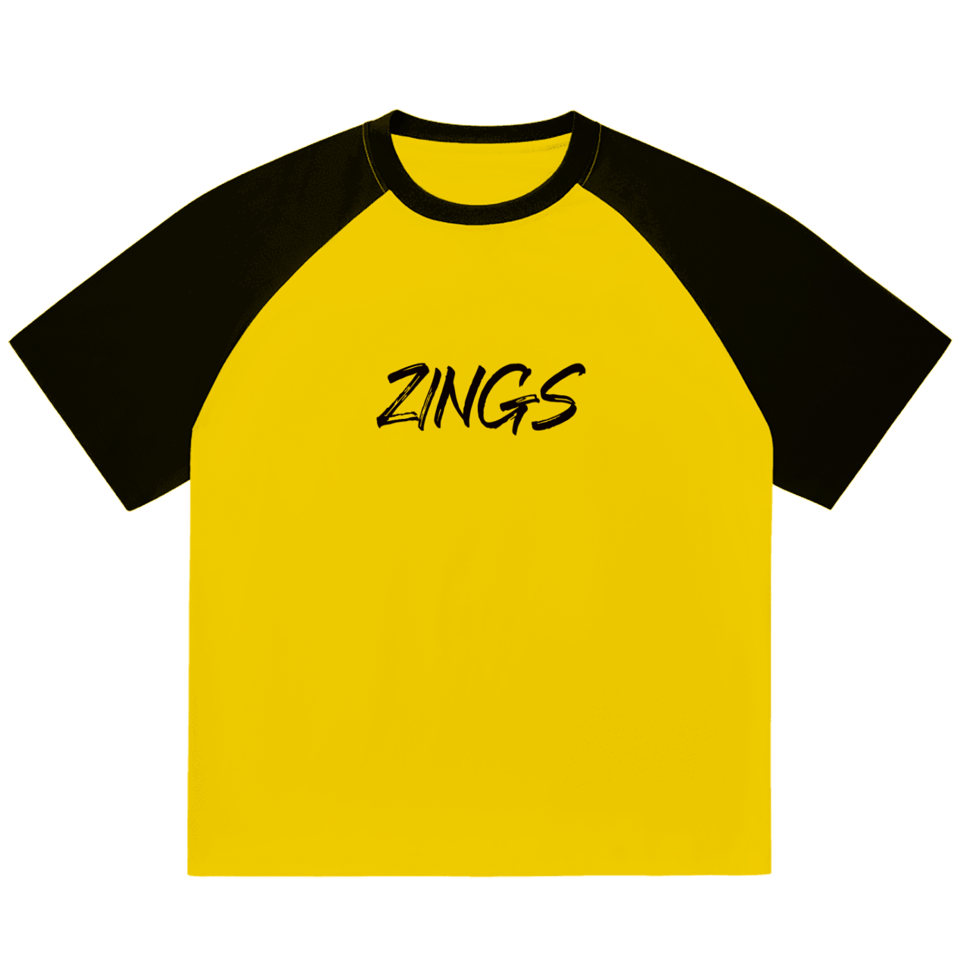 Color-Blocked Raglan Sleeve T-Shirt