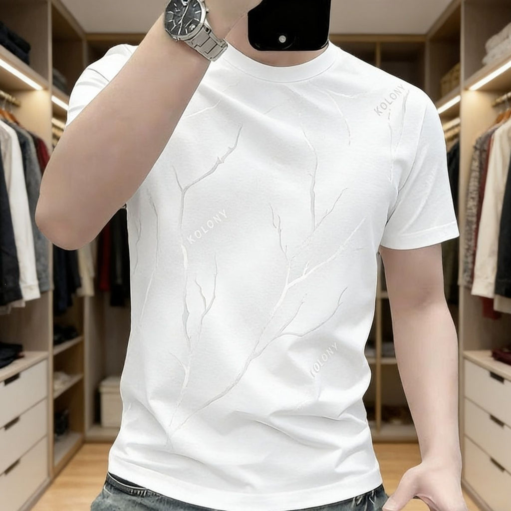 Mens Casual Ice Silk T-Shirt