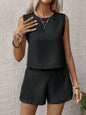Casual vest and shorts
