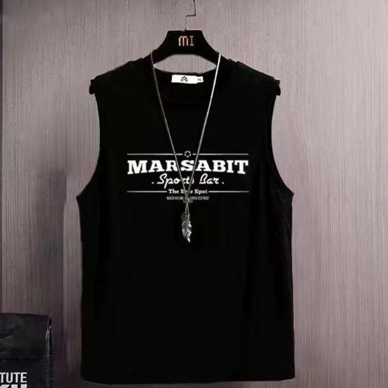Mens Womens Cotton Sleeveless Undershirt Loose Fit Sports Vest