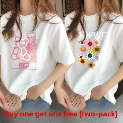 Loose Plus Size Womens T-Shirts