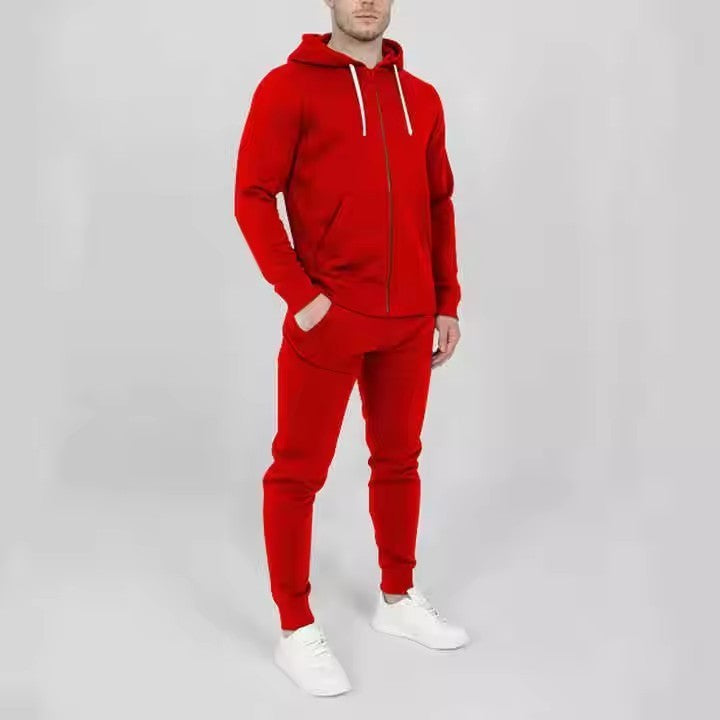 Pure Color Fashion Casual Suit