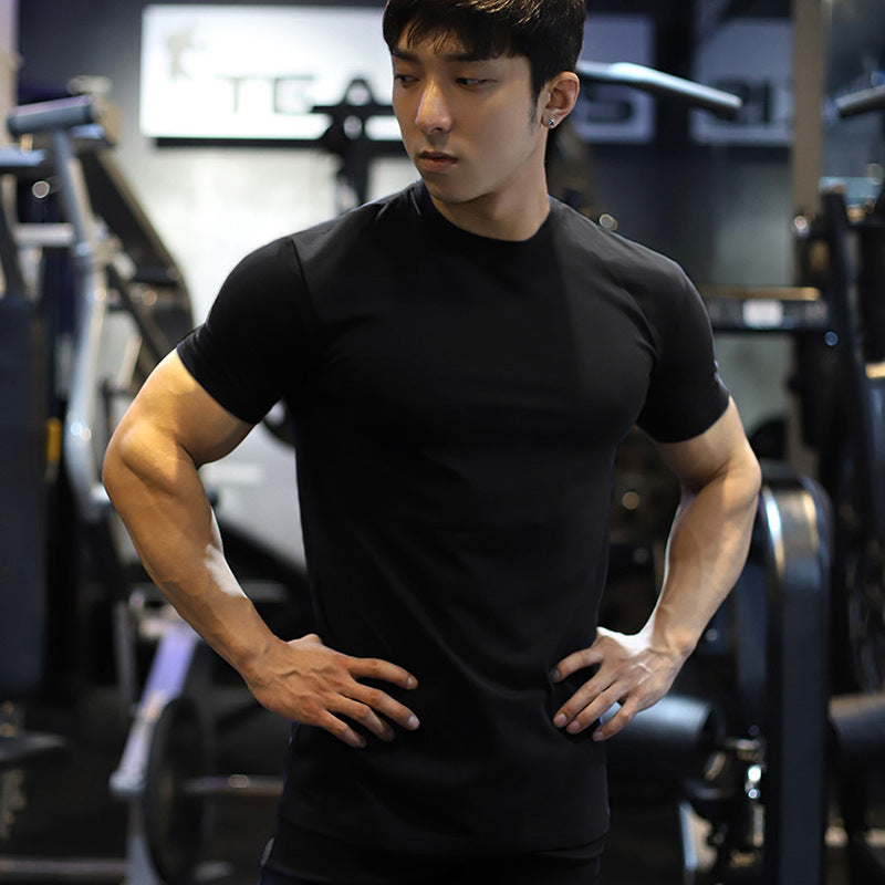 Slim-fit Sports Short-sleeved