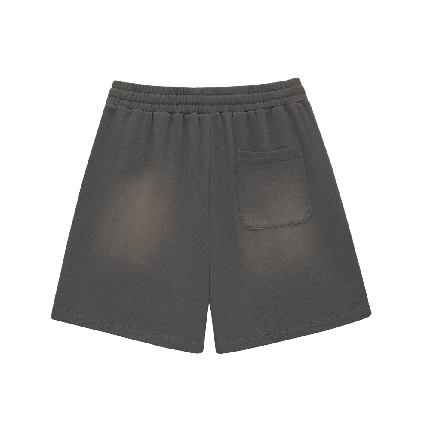 Z Sun Fade Raw Edge Cotton Shorts